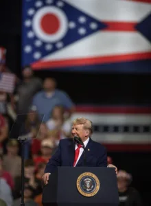 At Youngstown rally, president urges support for Republican candidates
